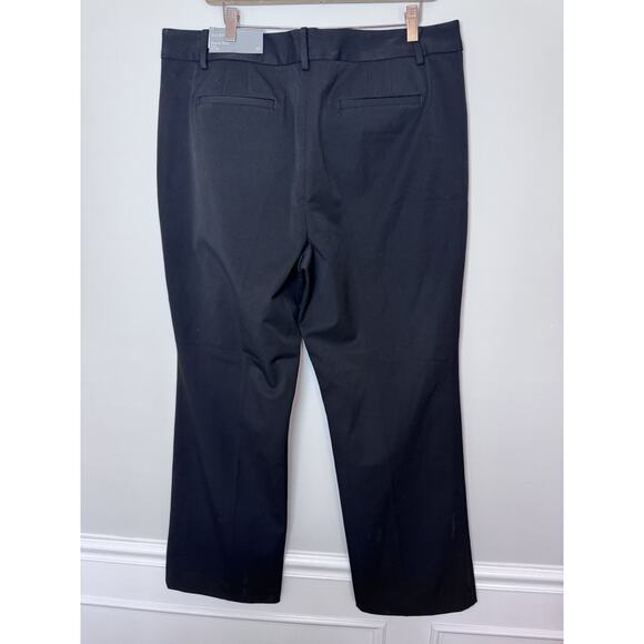 Talbots Curvy Fit Refined Bi-Stretch Barely Boot Dress Pants Black Womens 18 NWT - Picture 3 of 15